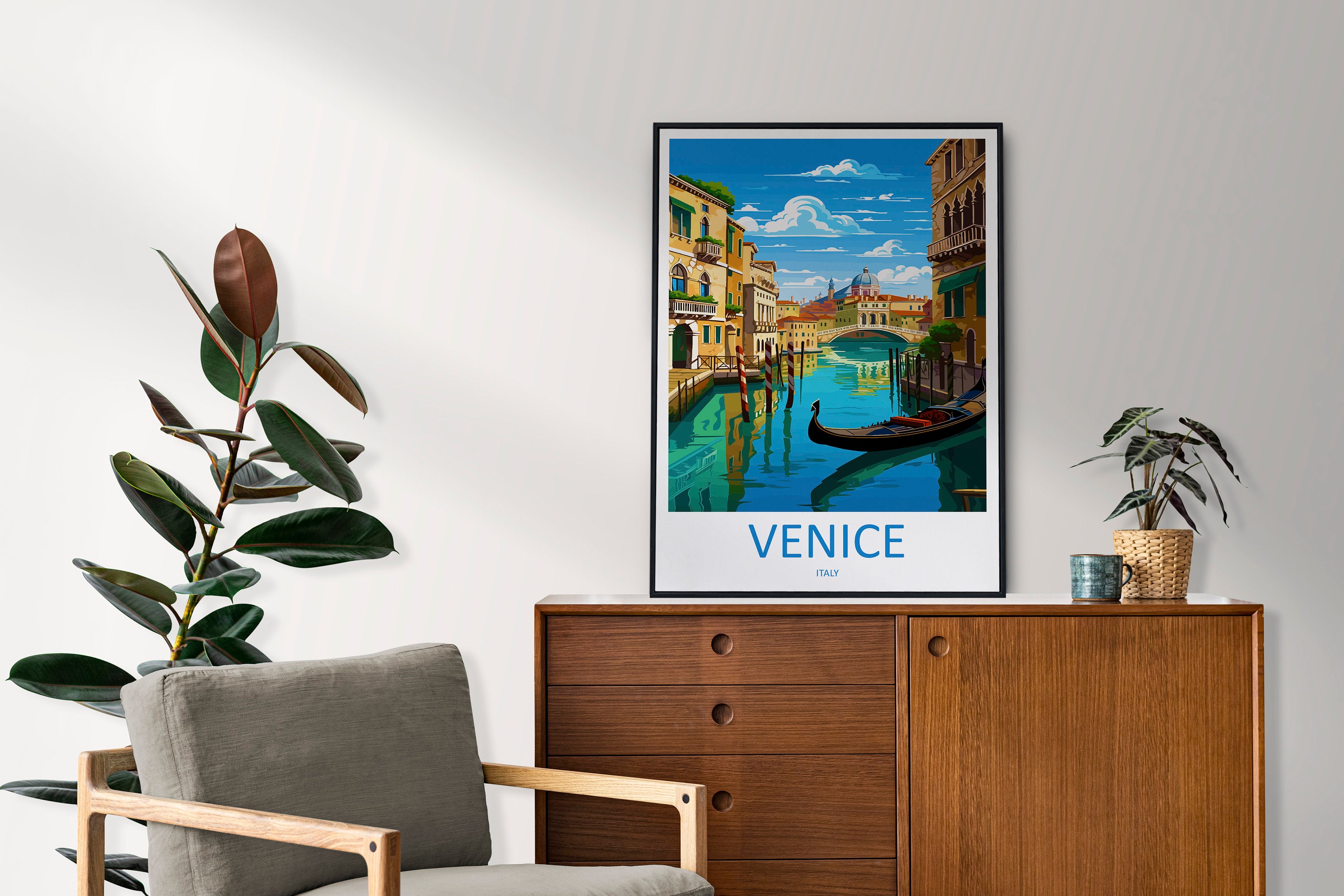 Venice Travel Print Wall Art Venice Italy Wall Hanging Home Decoration Venice Gift Art Lovers Wall Art Print Venice Italy St. Mark's Square