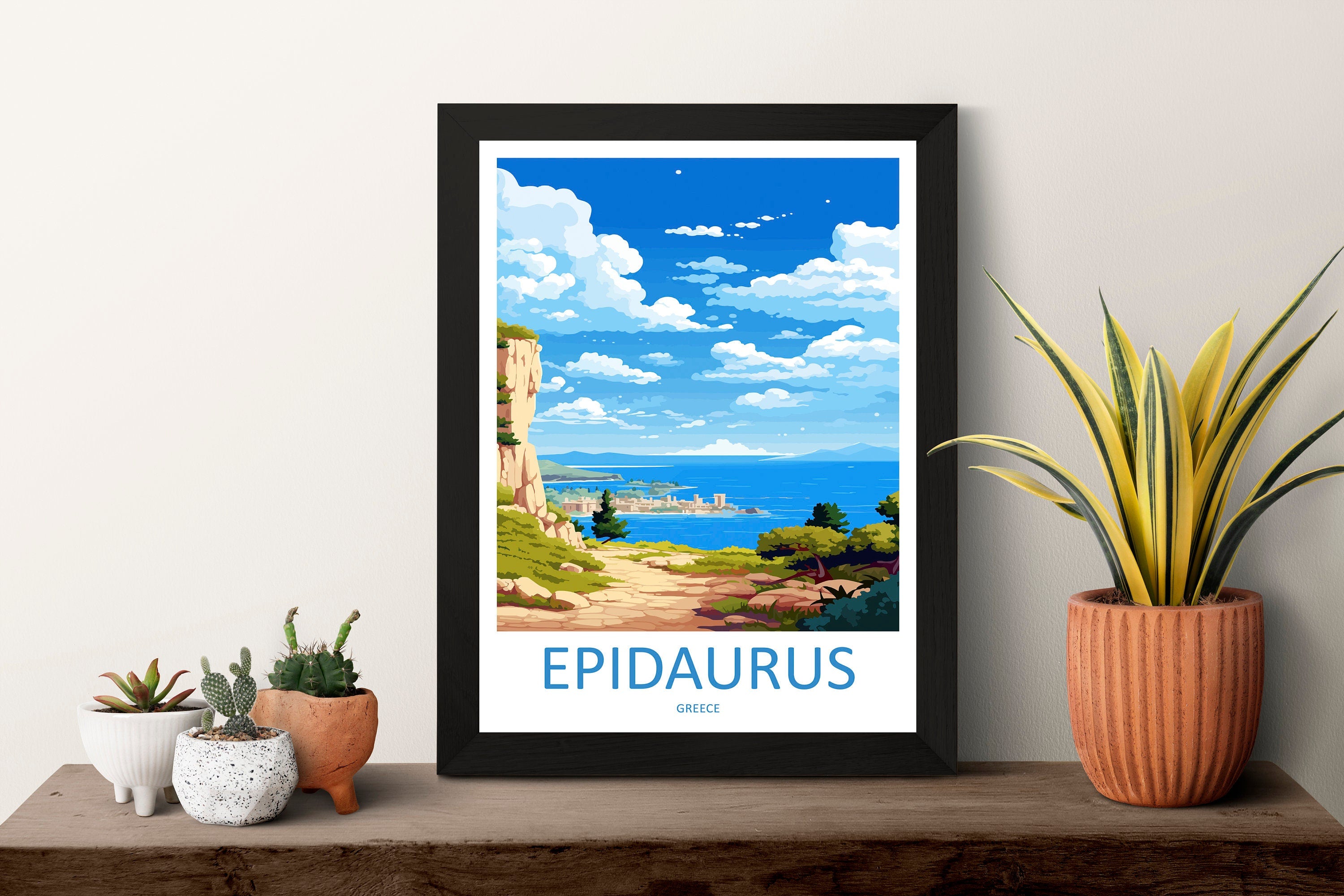 Epidaurus Travel Print Wall Art Epidaurus Wall Hanging Home Decoration Epidaurus Gift Art Lovers Wall Art Print Greece