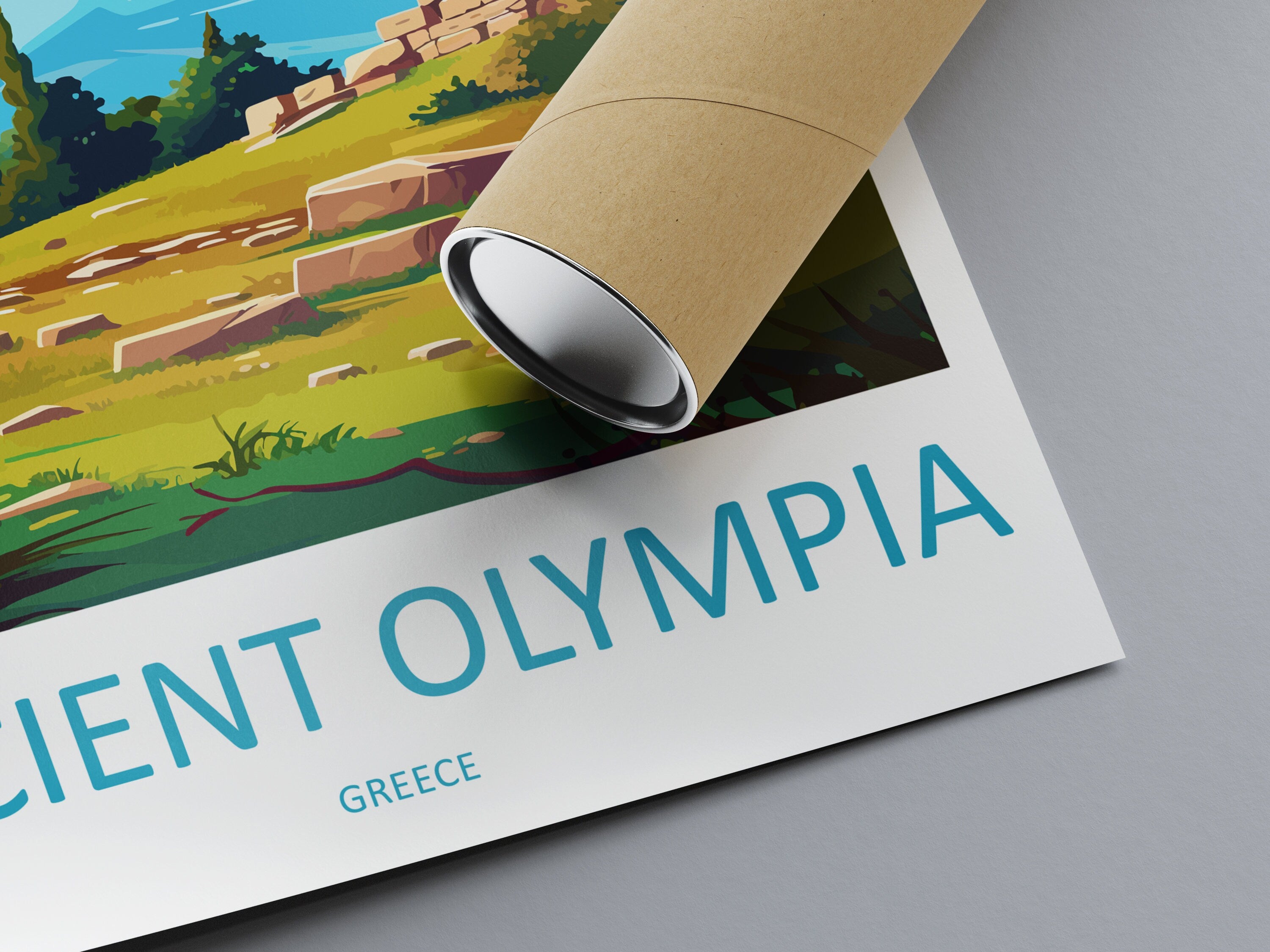 Ancient Olympia Travel Print Wall Art Ancient Olympia Wall Hanging Home Decoration Ancient Olympia Gift Art Lovers Wall Art Print Greece