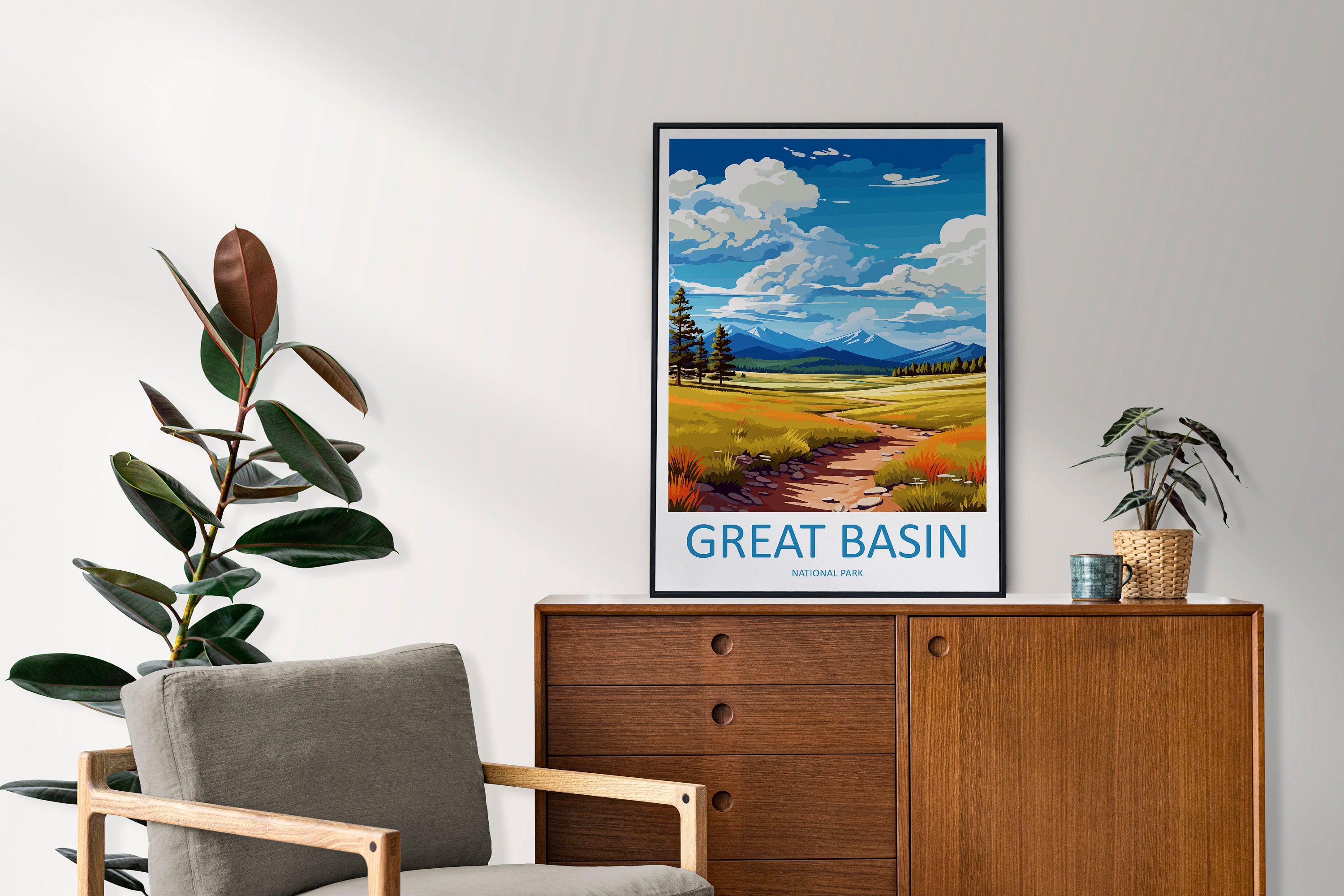 Great Basin National Park Travel Print Wall Art Great Basin National Park Wall Hanging Home Décor Great Basin National Park Gift Art