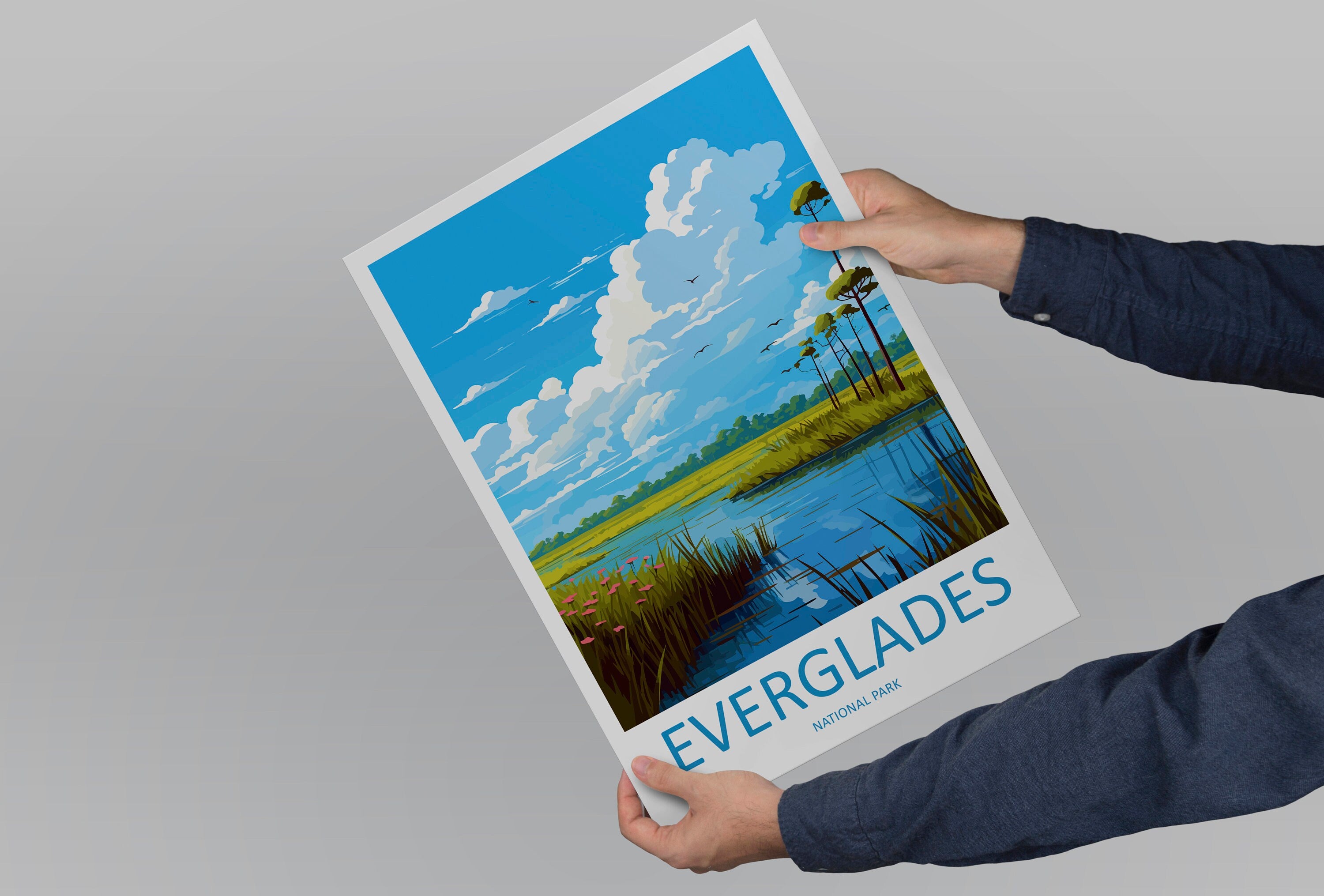 Everglades National Park Travel Print Wall Art Everglades National Park Wall Hanging Home Décor Everglades National Park Gift Art Lovers