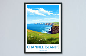 Channel Islands National Park Travel Print Wall Art Channel Islands Wall Hanging Home Décor Channel Islands Gift Art Lovers California Art