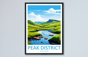 Peak District Print Peak District Home Decor Landscape Art Print Peak District Wall Art Nature Enthusiast Gift Wall Hanging Peak District UK