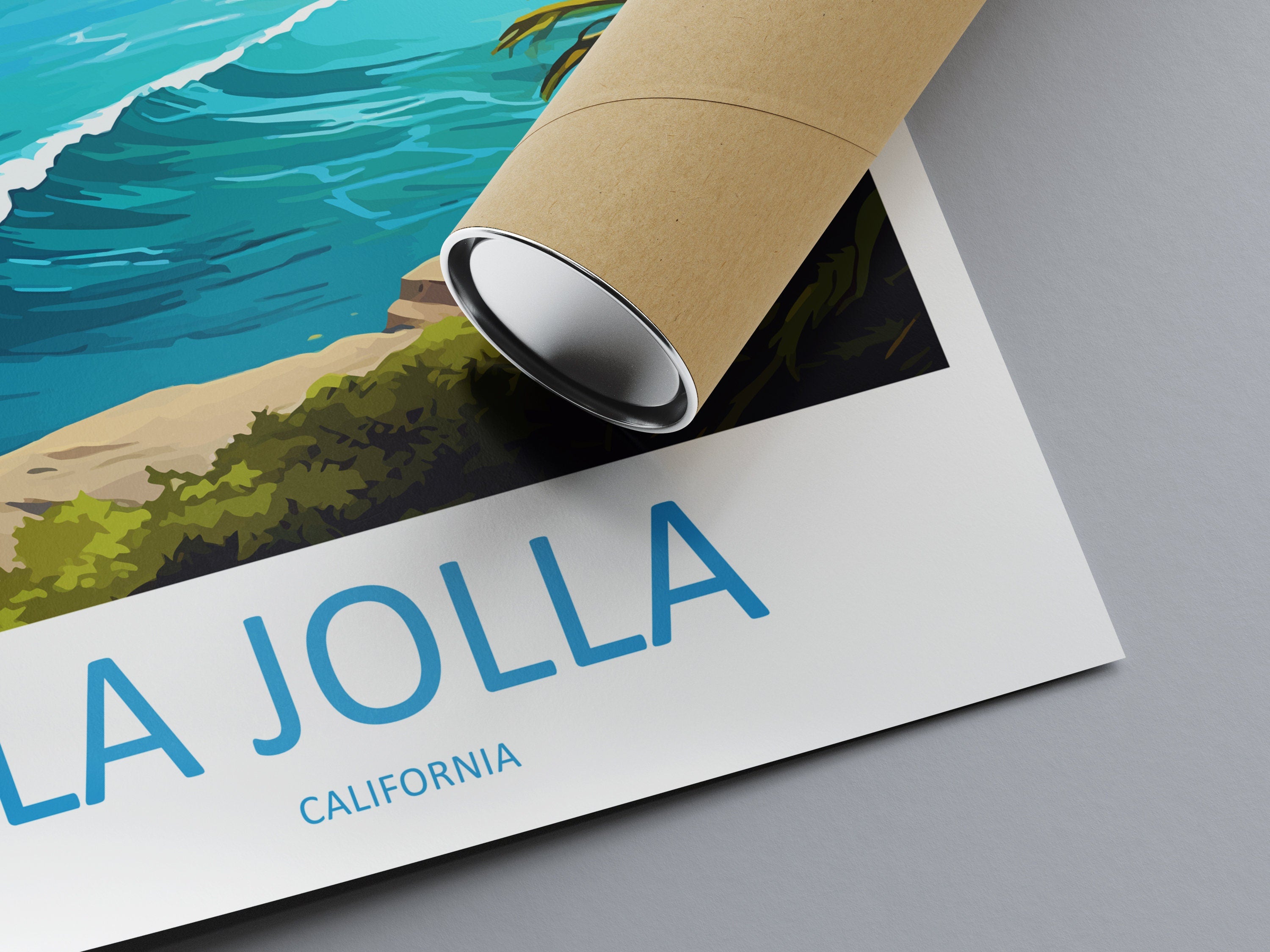 La Jolla Cove Travel Print Wall Art La Jolla Cove Wall Hanging Home Décor La Jolla Cove Gift Art Lovers California Art Lover Gift