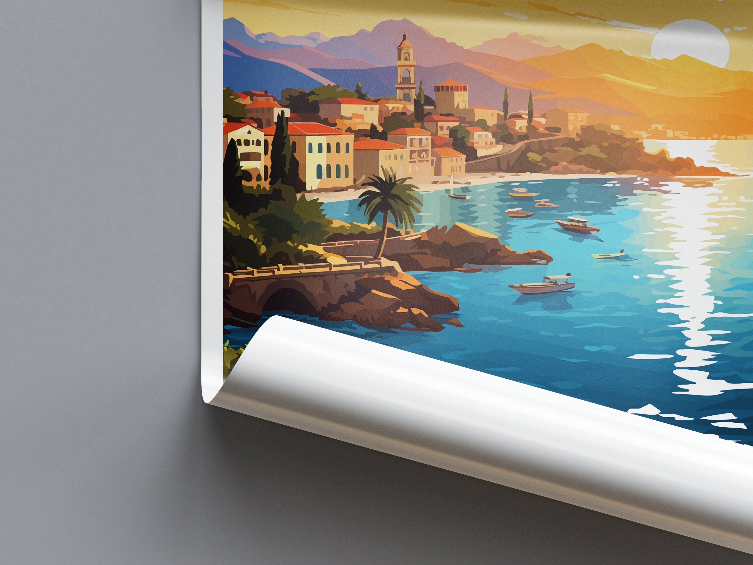 Antalya Travel Print Wall Art Antalya Wall Hanging Home Decoration Antalya Gift Art Lovers Wall Art Print Art Antalya Wall Print Turkey Art