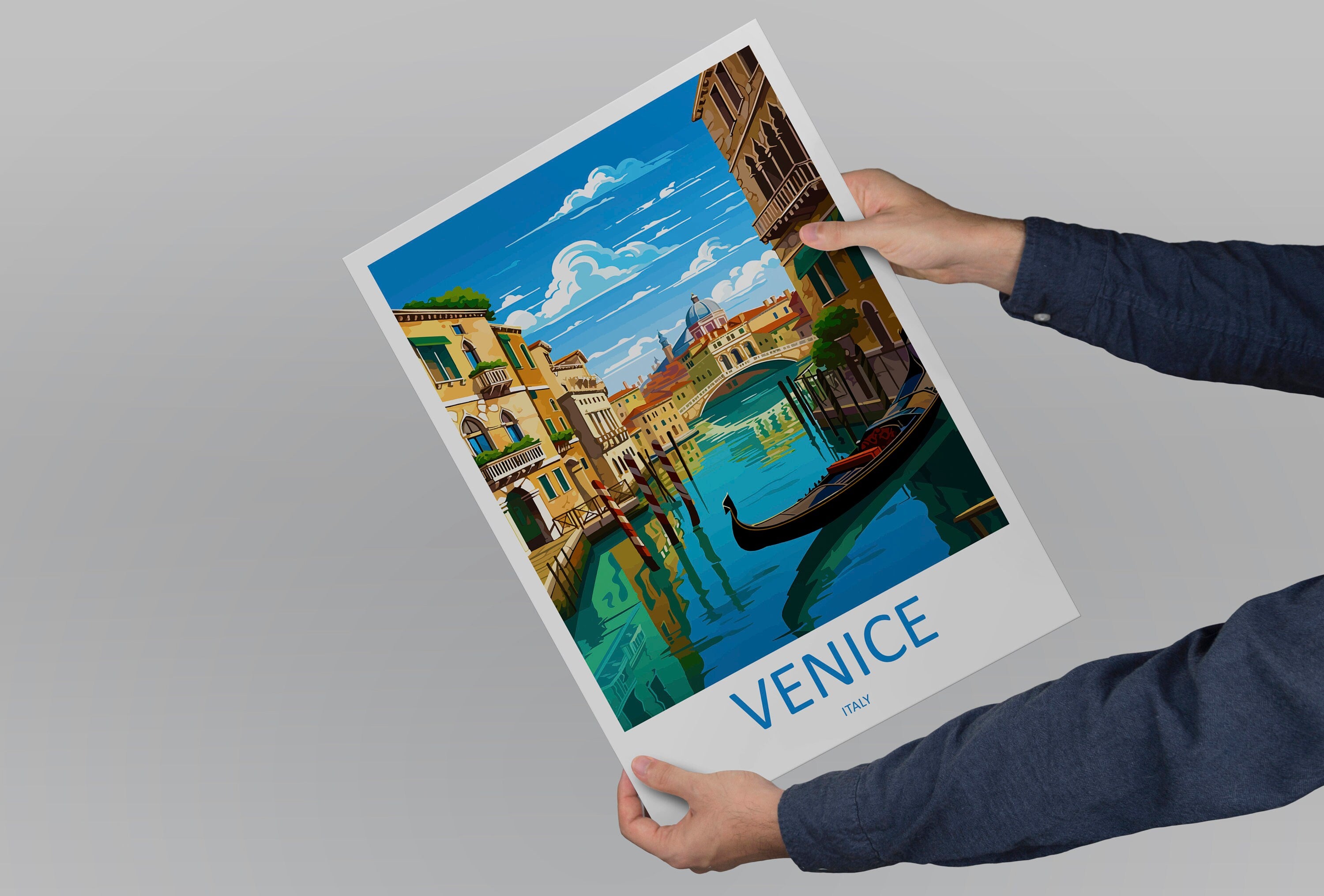 Venice Travel Print Wall Art Venice Italy Wall Hanging Home Decoration Venice Gift Art Lovers Wall Art Print Venice Italy St. Mark's Square