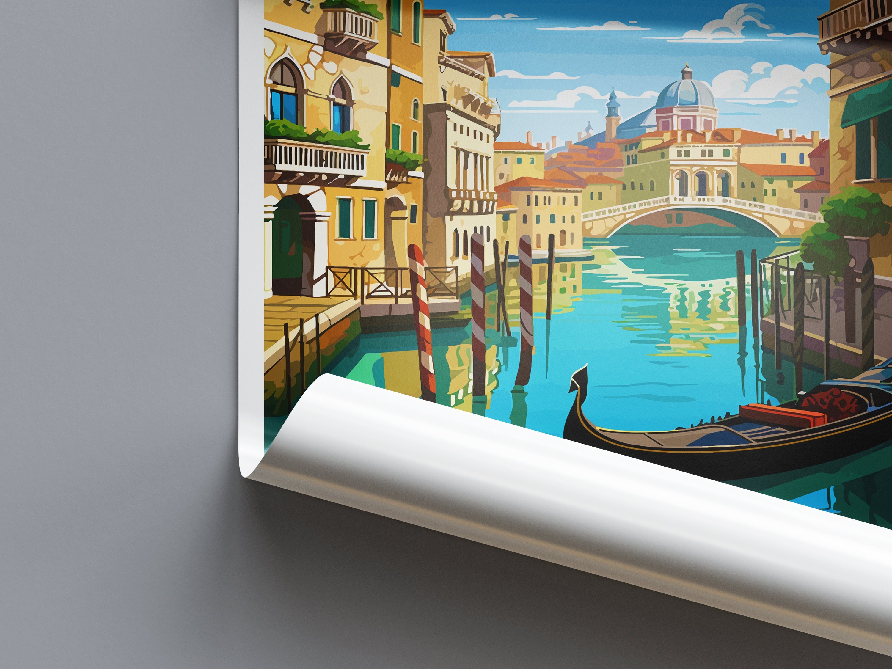 Venice Travel Print Wall Art Venice Italy Wall Hanging Home Decoration Venice Gift Art Lovers Wall Art Print Venice Italy St. Mark's Square