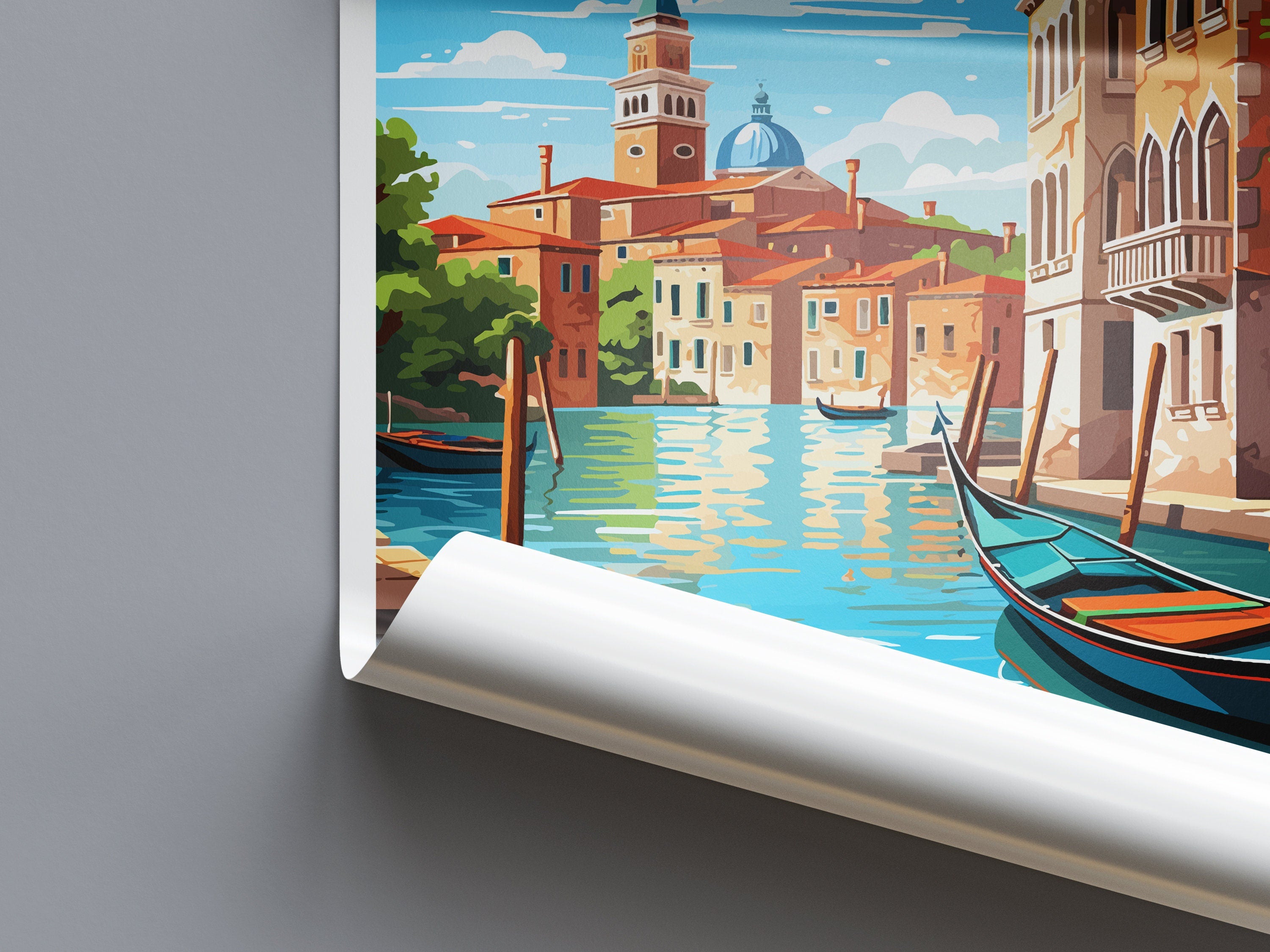 Venice Travel Print Wall Art Venice Italy Wall Hanging Home Decoration Venice Gift Art Lovers Wall Art Print Venice Italy St. Mark's Square