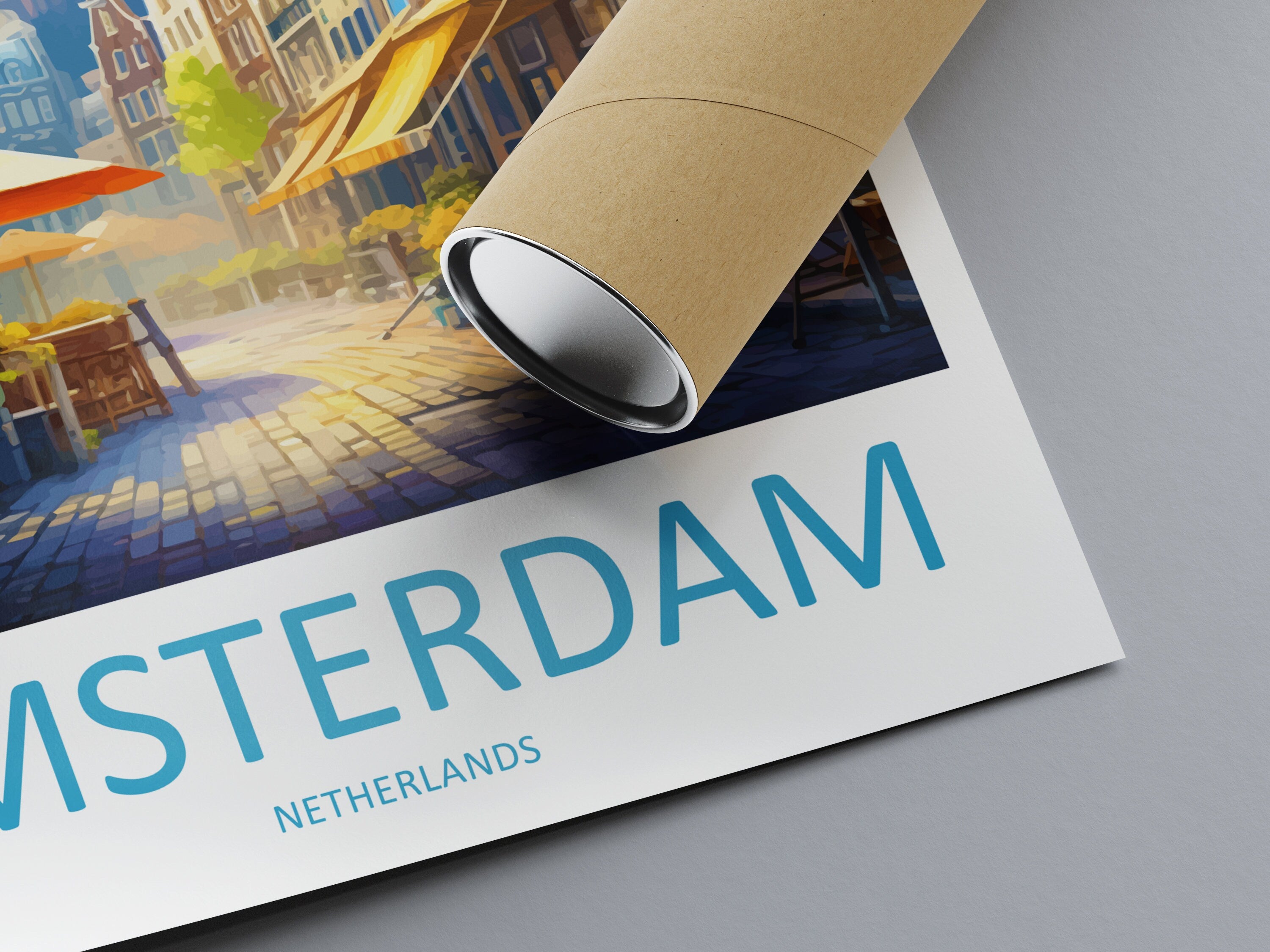 Amsterdam Travel Print Wall Art Amsterdam Wall Hanging Home Décor Amsterdam Gift Art Lovers Netherlands Art Lover Gift Amsterdam Decor