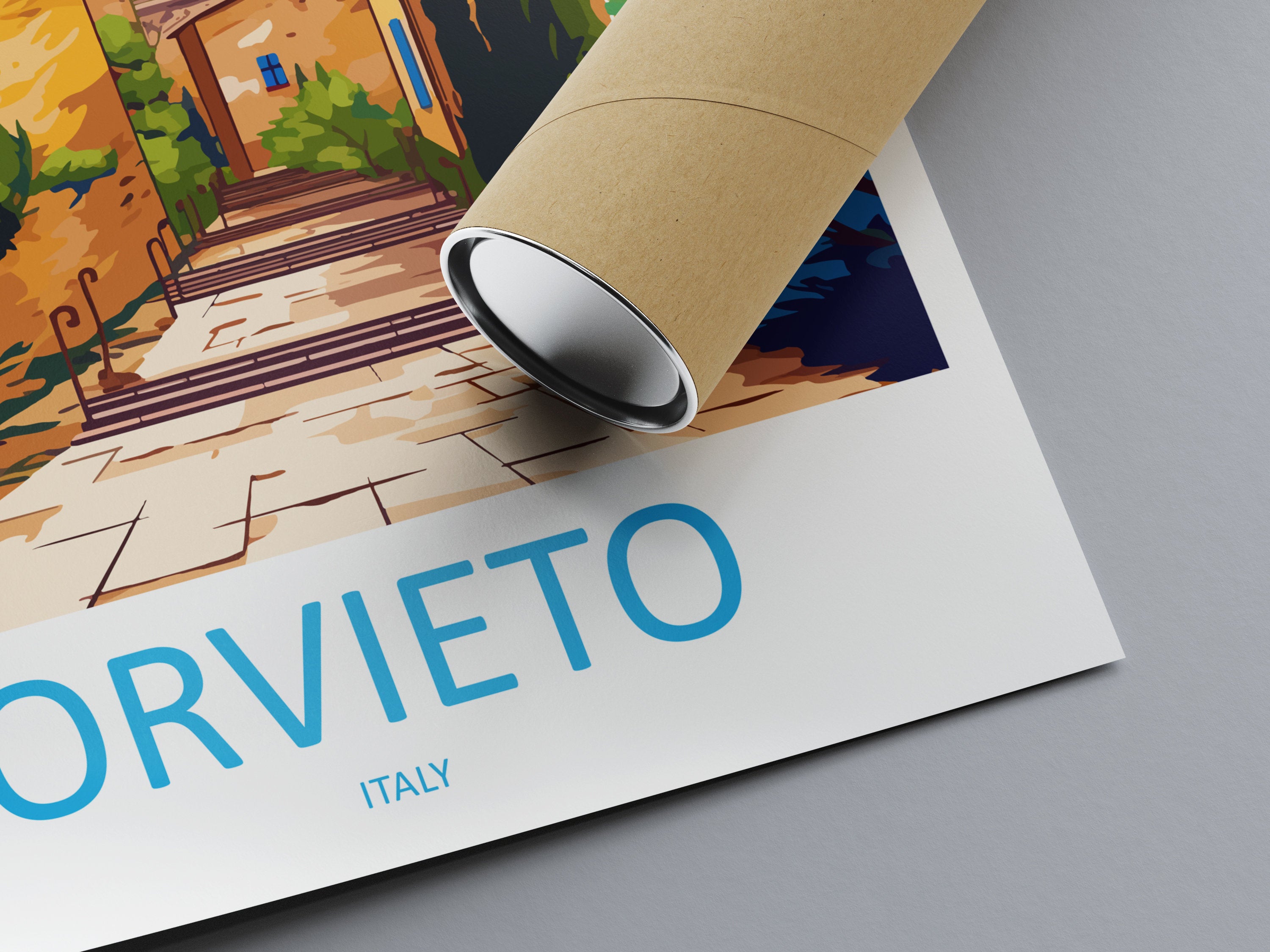 Orvieto Travel Print Wall Art Orvieto Wall Hanging Home Décor Orvieto Gift Art Lovers Italy Art Lover Gift Orvieto Print Orvieto Travel Gift