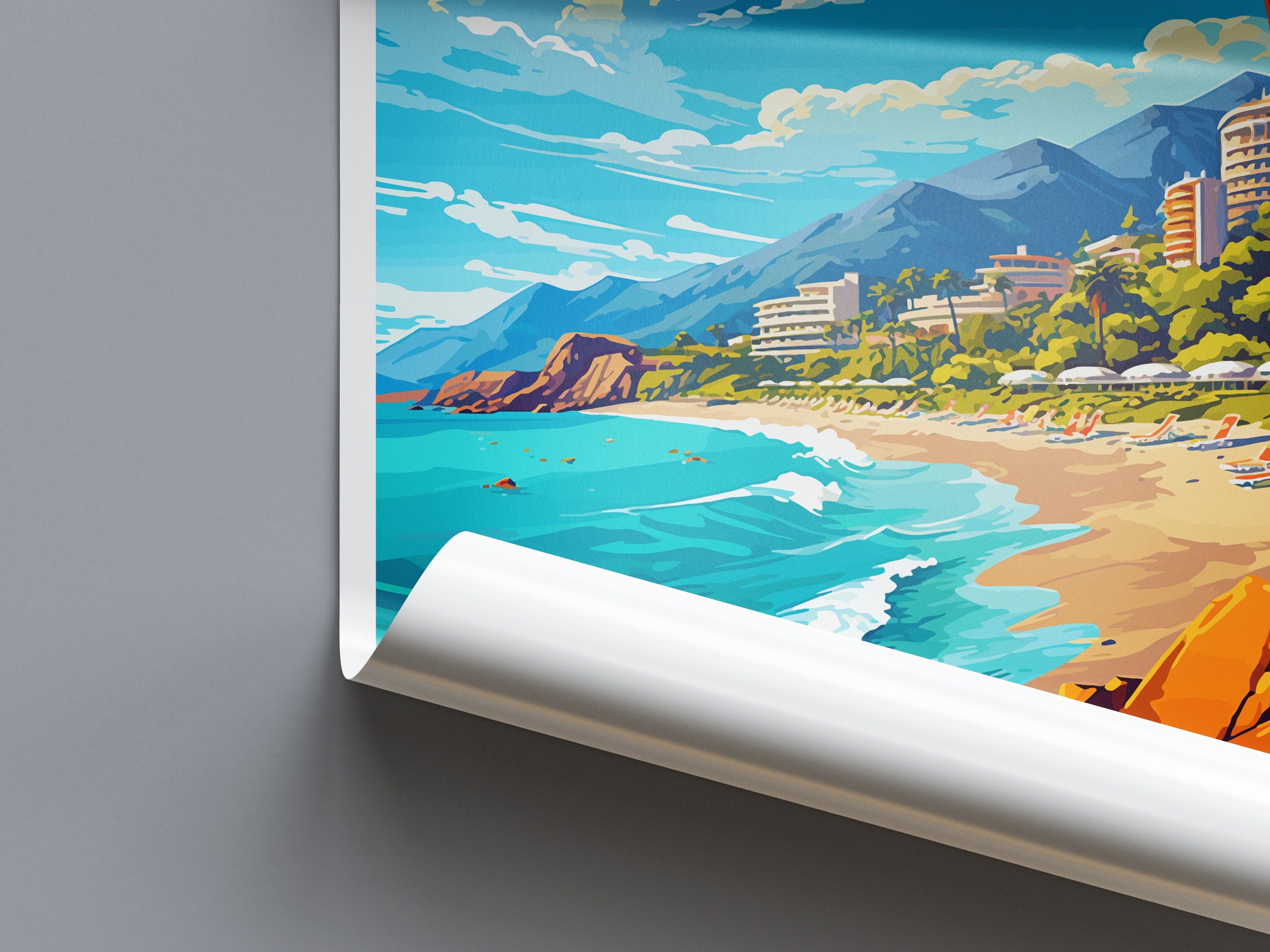 Marbella Travel Print Wall Art Marbella Wall Hanging Home Décor Marbella Gift Art Lovers Spain Art Lover Gift Marbella Wall Décor Spain Deco