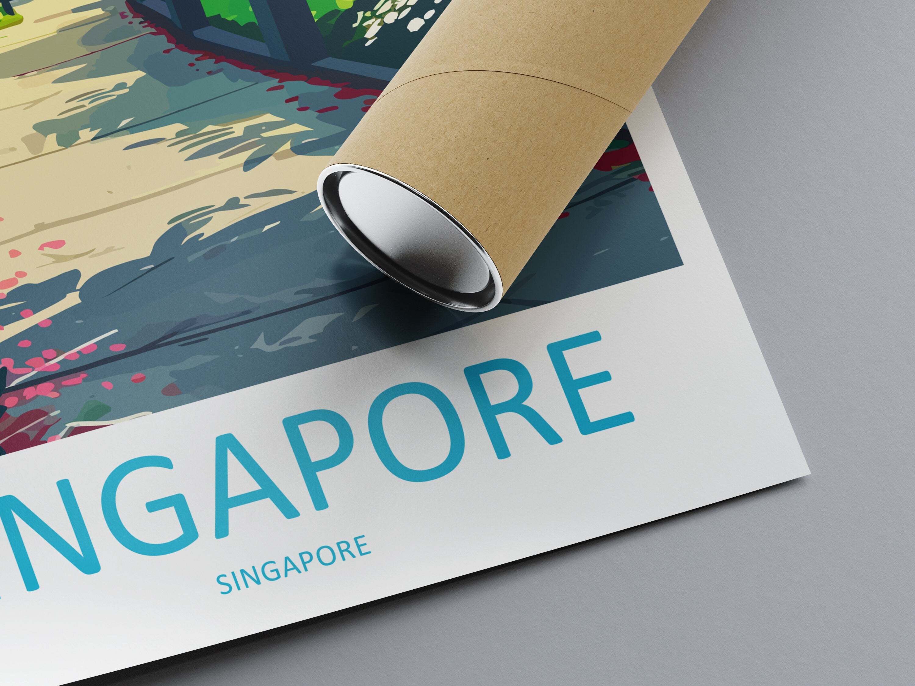 Singapore Travel Print Wall Art Singapore Wall Hanging Home Decoration Singapore Gift Art Lovers Wall Art Singapore