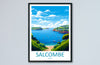 Salcombe Travel Print Wall Art Salcombe Wall Hanging Home Décor Salcombe Gift Art Lovers England Art Lover Gift Salcombe Art Poster