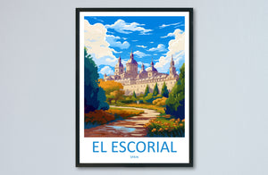 El Escorial Travel Print Wall Art El Escorial Wall Hanging Home Décor El Escorial Gift Art Lovers Spain Art Lover Gift Art Print