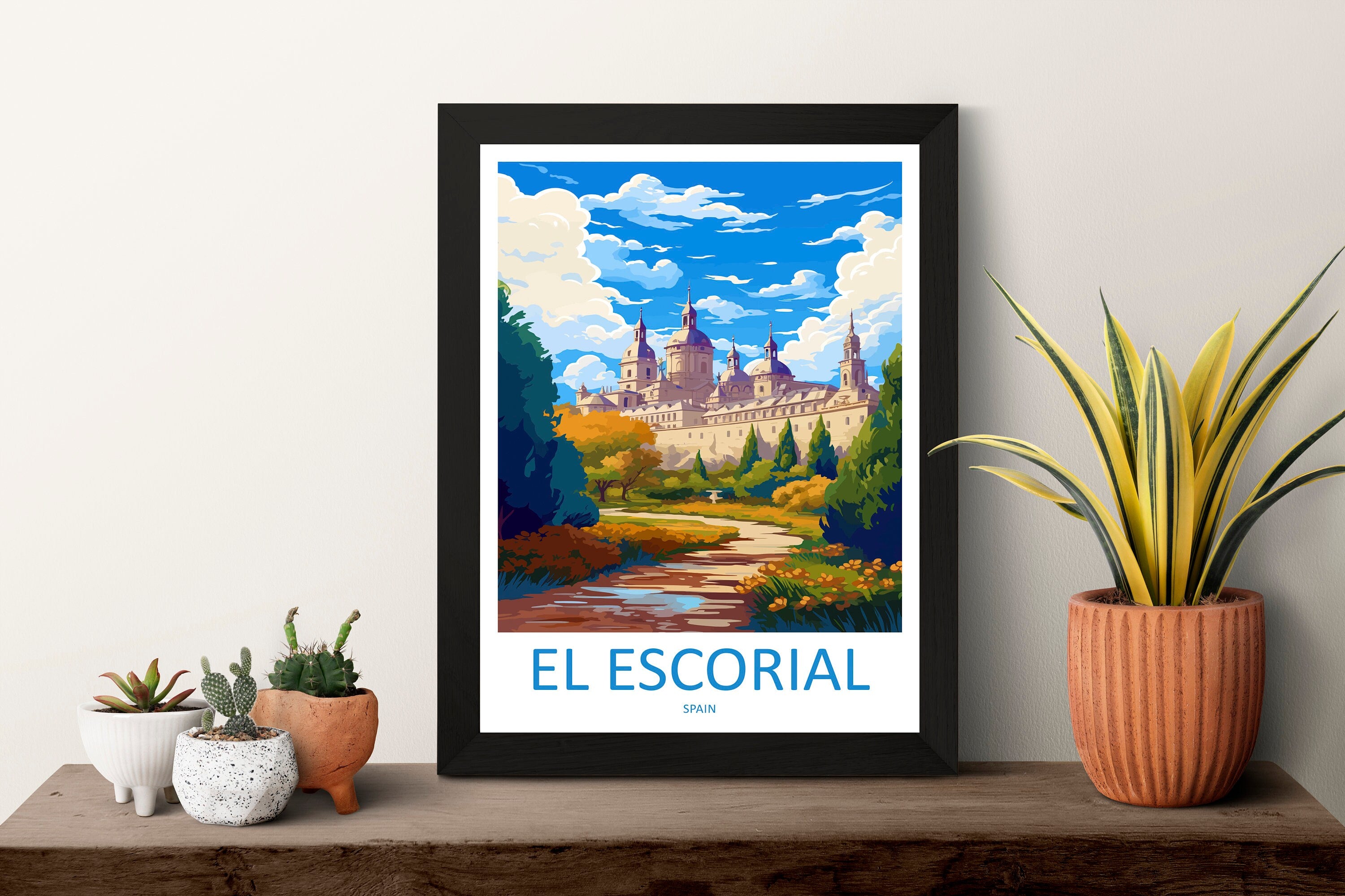 El Escorial Travel Print Wall Art El Escorial Wall Hanging Home Décor El Escorial Gift Art Lovers Spain Art Lover Gift Art Print