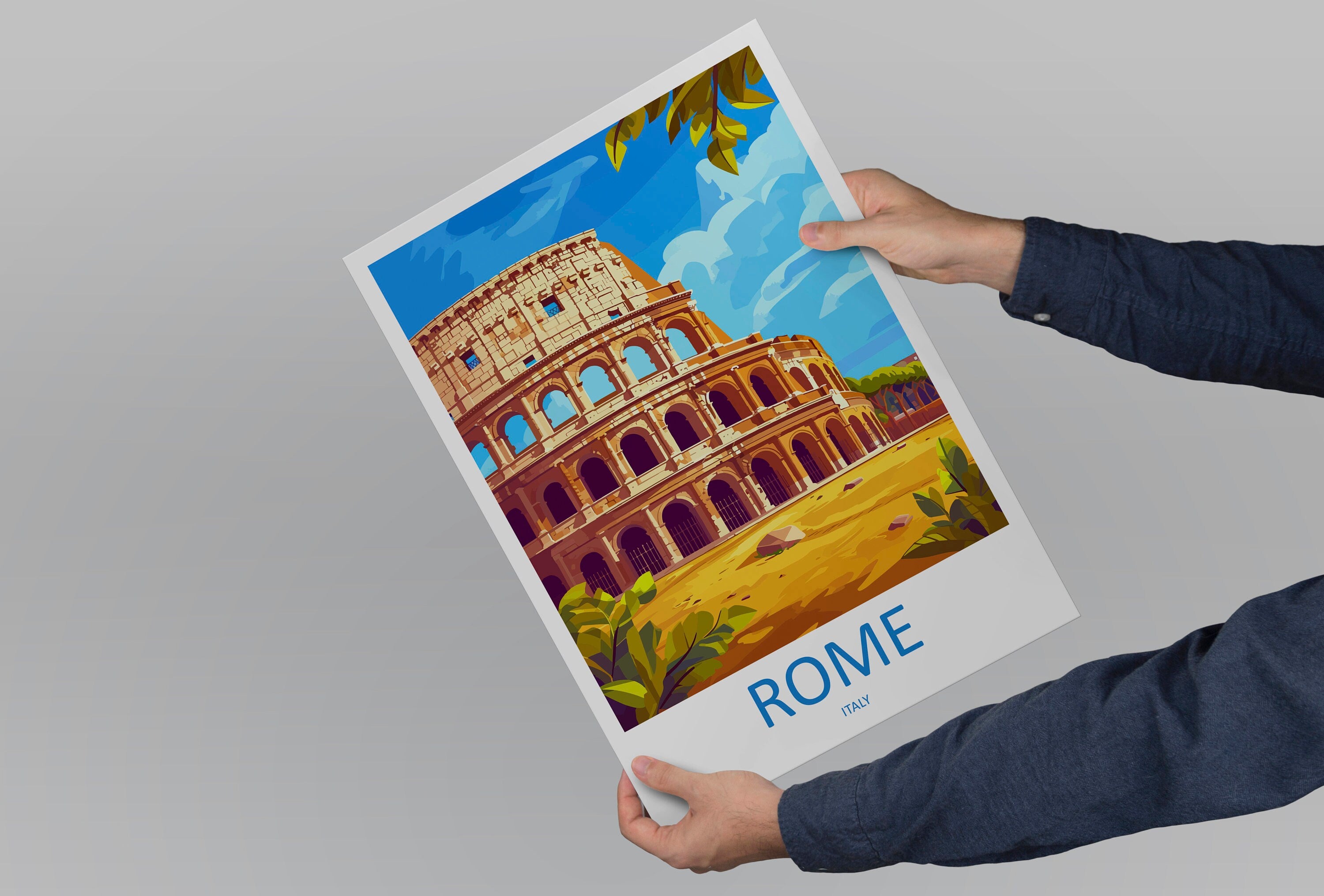 Rome Travel Print Wall Art Rome Wall Hanging Home Décor Rome Gift Art Lovers Italy Art Lover Gift Rome Print Italy Wall Art Decor