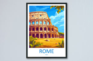 Rome Travel Print Wall Art Rome Wall Hanging Home Décor Rome Gift Art Lovers Italy Art Lover Gift Rome Print Italy Wall Art Decor