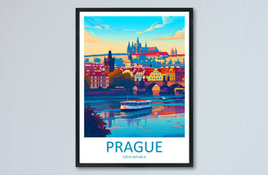 Prague Travel Print Wall Art Prague Wall Hanging Home Décor Prague Gift Art Lovers Czech Republic Art Lover Gift Prague Art Decor