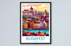 Budapest Travel Print Wall Art Budapest Wall Hanging Home Décor Budapest Gift Art Lovers Hungary Art Lover Gift Budapest Wall Décor