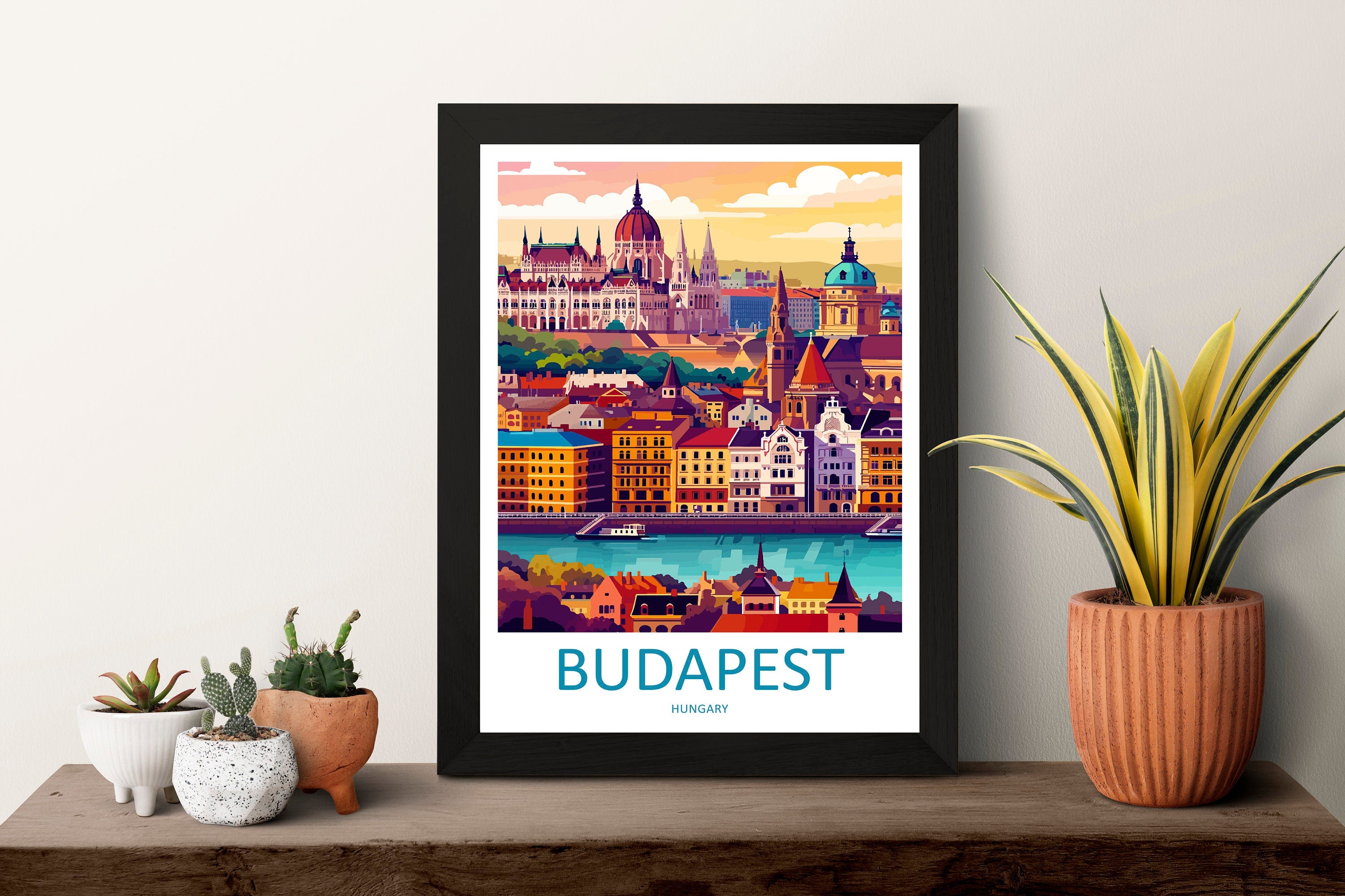 Budapest Travel Print Wall Art Budapest Wall Hanging Home Décor Budapest Gift Art Lovers Hungary Art Lover Gift Budapest Wall Décor