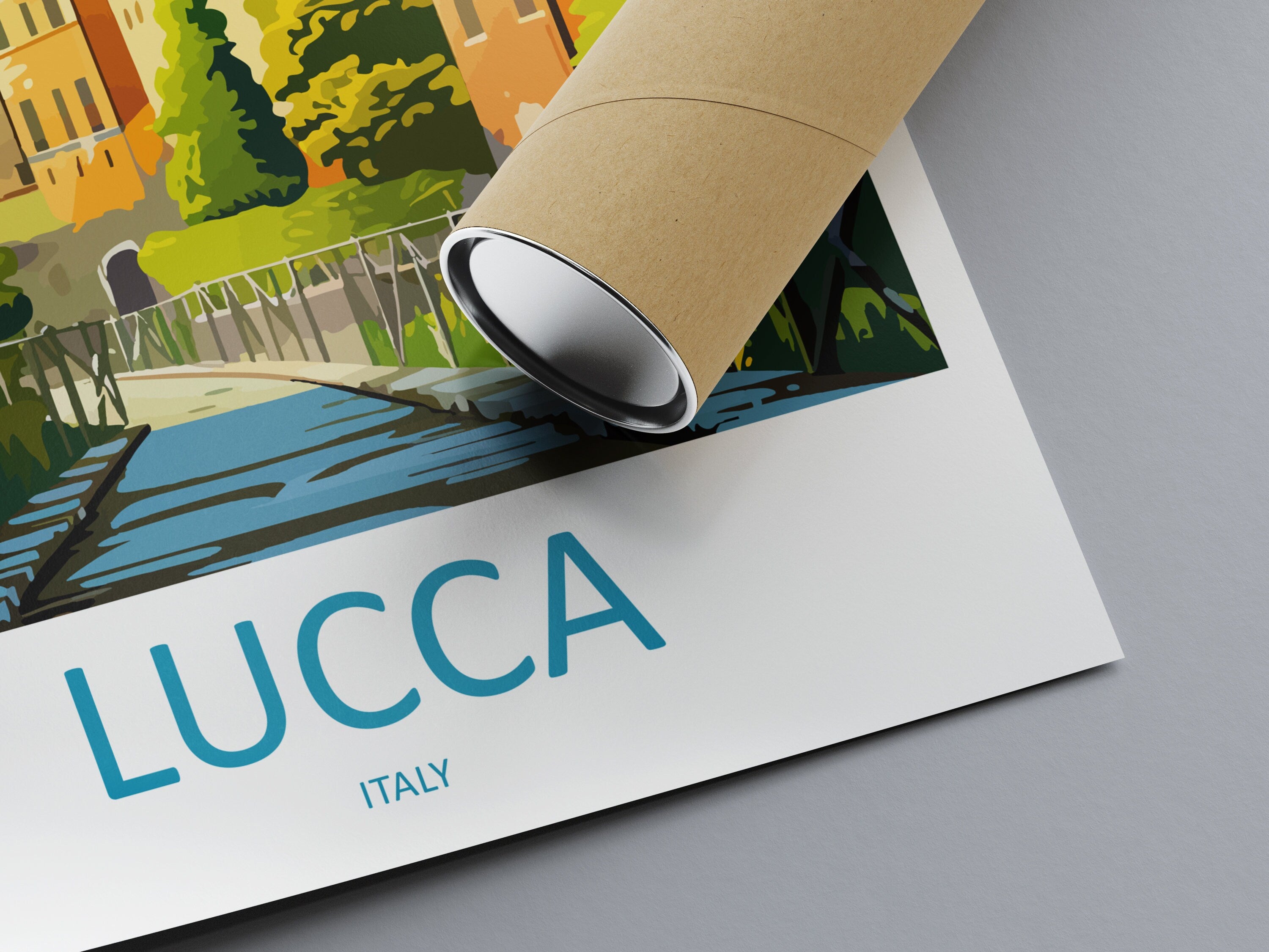 Lucca Travel Print Wall Art Lucca Wall Hanging Home Décor Lucca Gift Art Lovers Italy Art Lover Gift Lucca Print Lucca Travel Gift Art