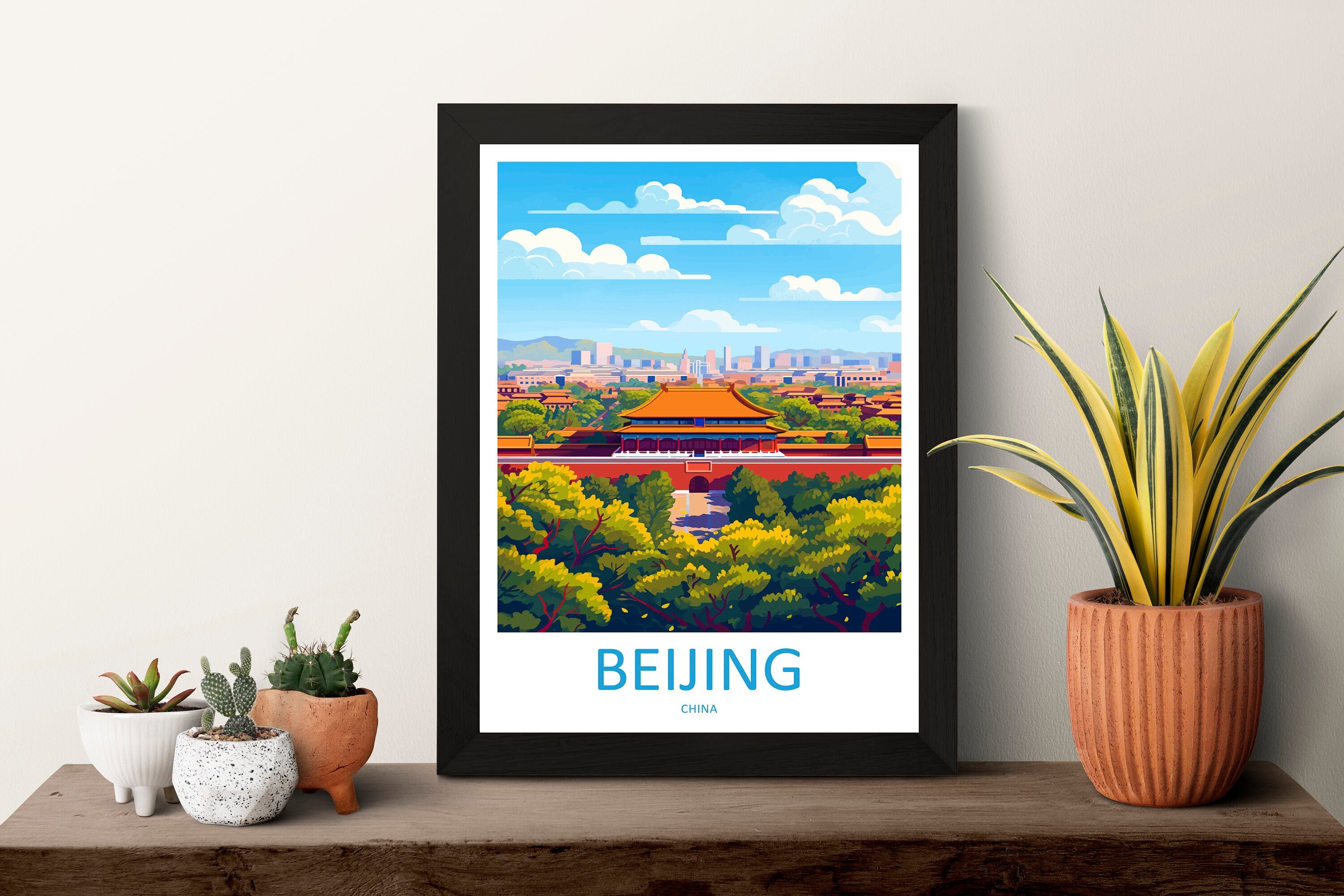 Beijing Travel Print Wall Art Beijing Wall Hanging Home Décor Gift Beijing Art Lovers China Beijing Art Gift Lover Print