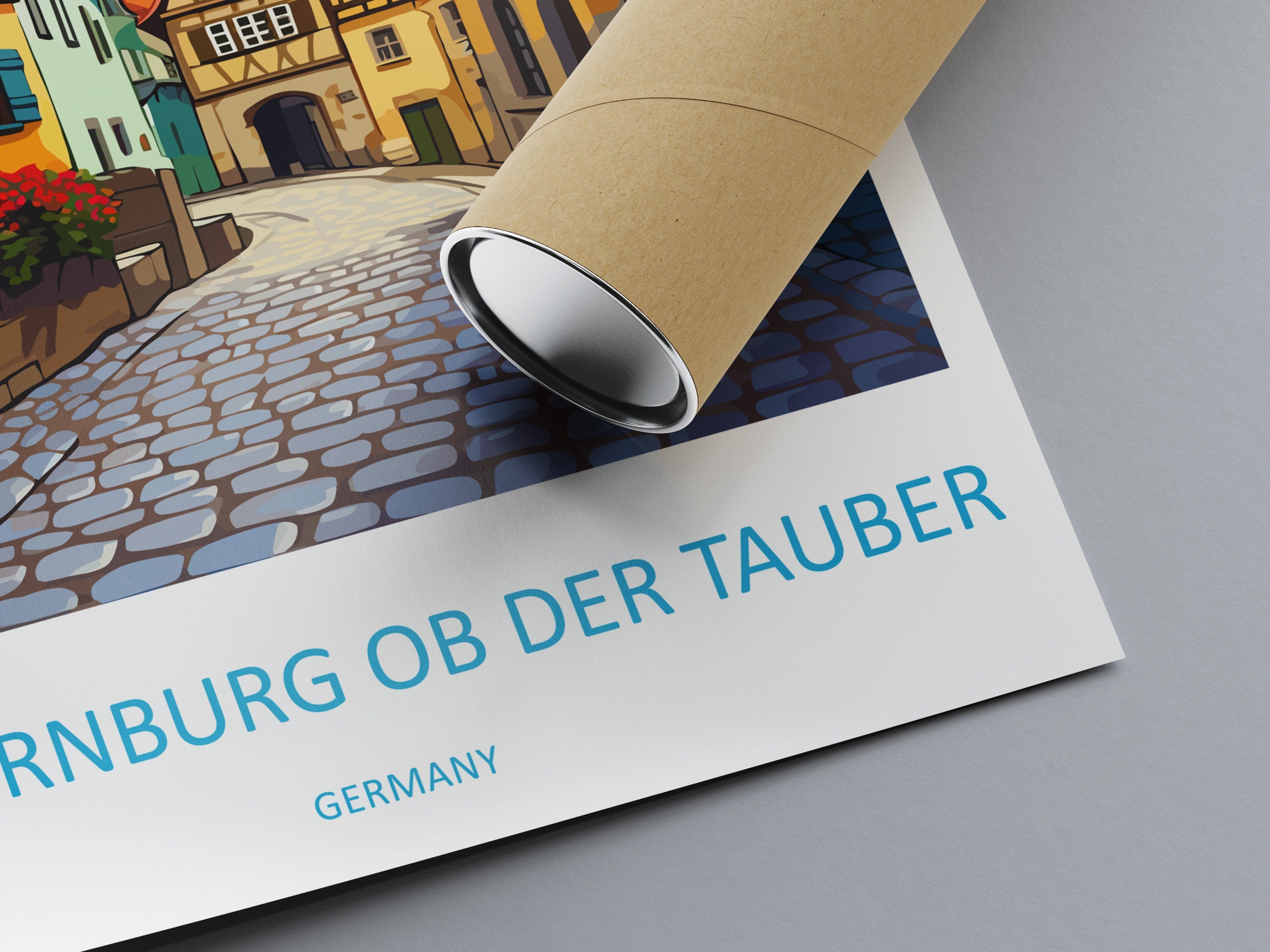 Rothenburg Ob Der Tauber Travel Print Wall Art Rothenburg Ob Der Tauber Wall Hanging Home Décor Rothenburg Ob Der Tauber Gift Art Lovers