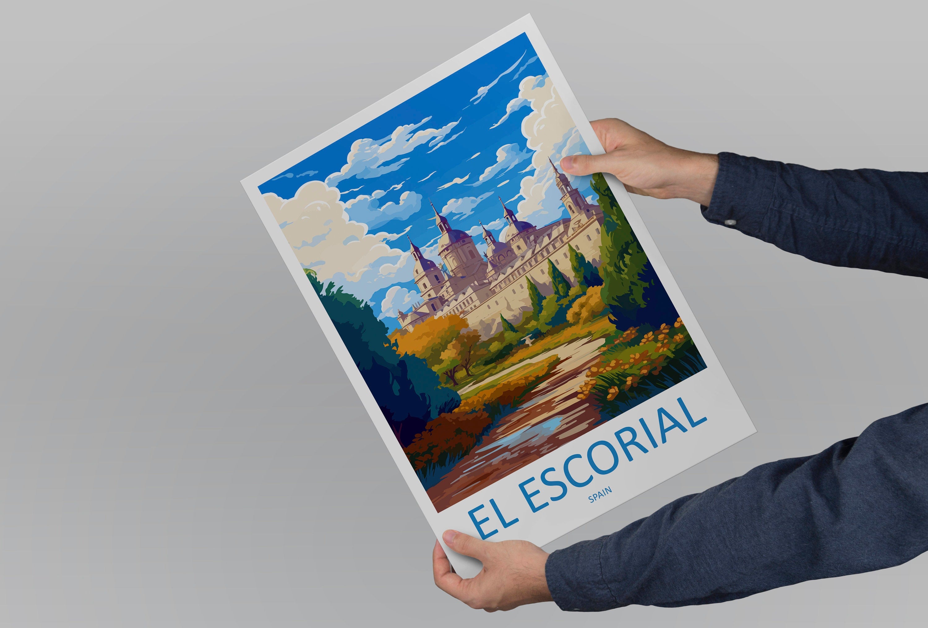 El Escorial Travel Print Wall Art El Escorial Wall Hanging Home Décor El Escorial Gift Art Lovers Spain Art Lover Gift Art Print