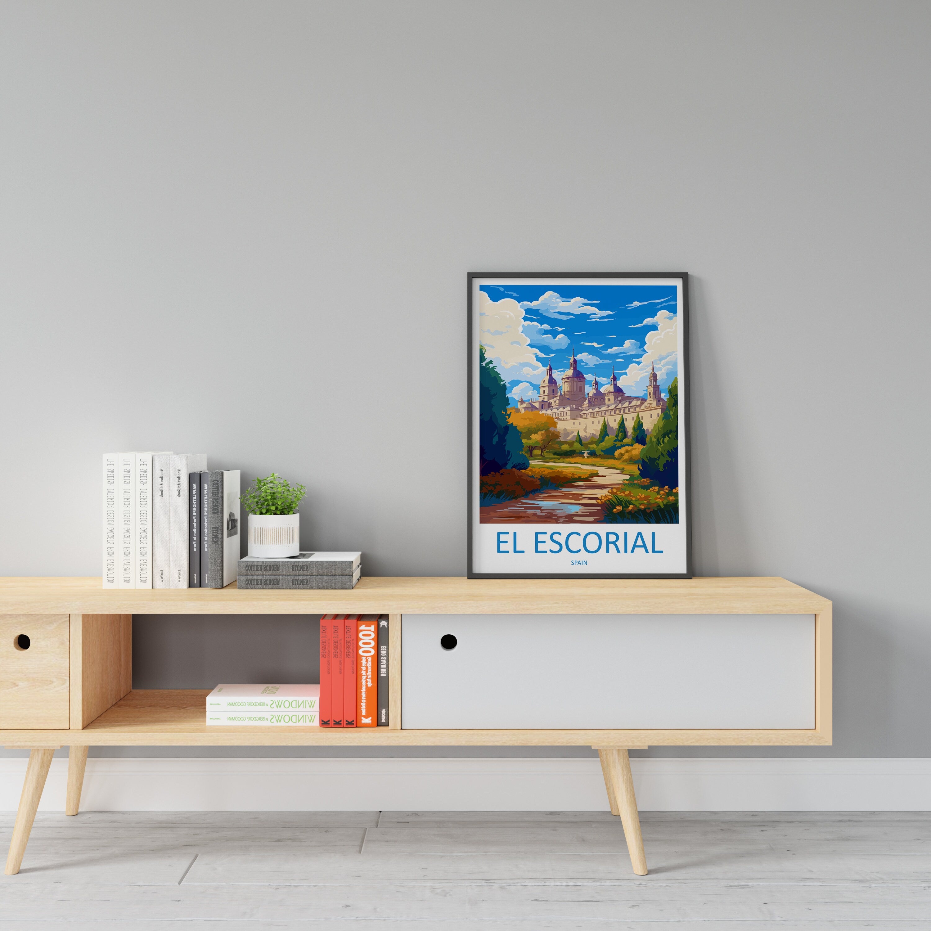 El Escorial Travel Print Wall Art El Escorial Wall Hanging Home Décor El Escorial Gift Art Lovers Spain Art Lover Gift Art Print