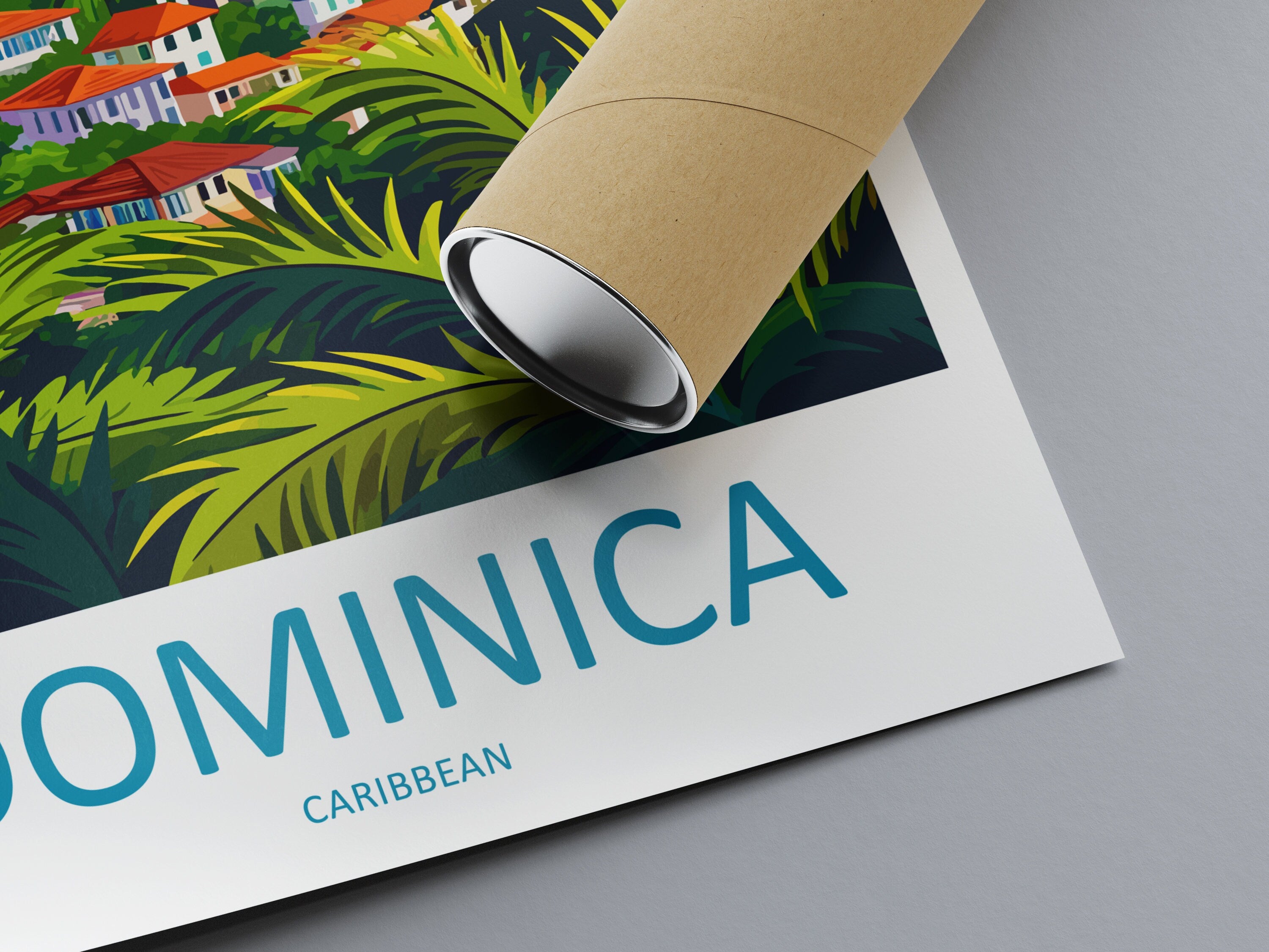 Dominica Travel Print Wall Art Dominica Wall Hanging Home Décor Dominica Gift Art Lovers Wall Art Caribbean Travel Print Poster Gift