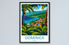 Dominica Travel Print Wall Art Dominica Wall Hanging Home Décor Dominica Gift Art Lovers Wall Art Caribbean Travel Print Poster Gift