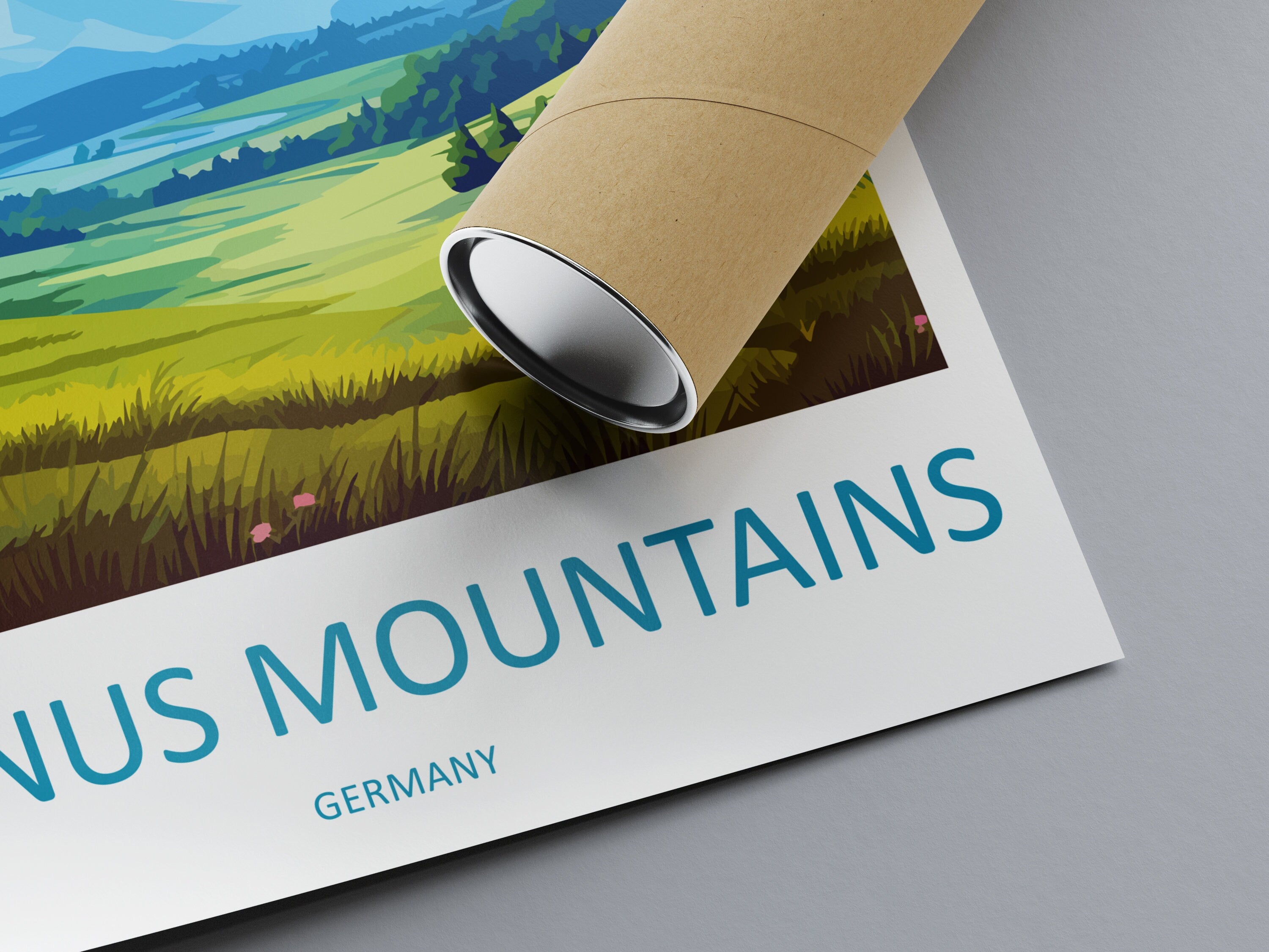 Taunus Mountains Travel Print Taunus Mountains Home Décor Germany Art Print Germany Taunus Mountains Wall Print Gift For Germany Fans