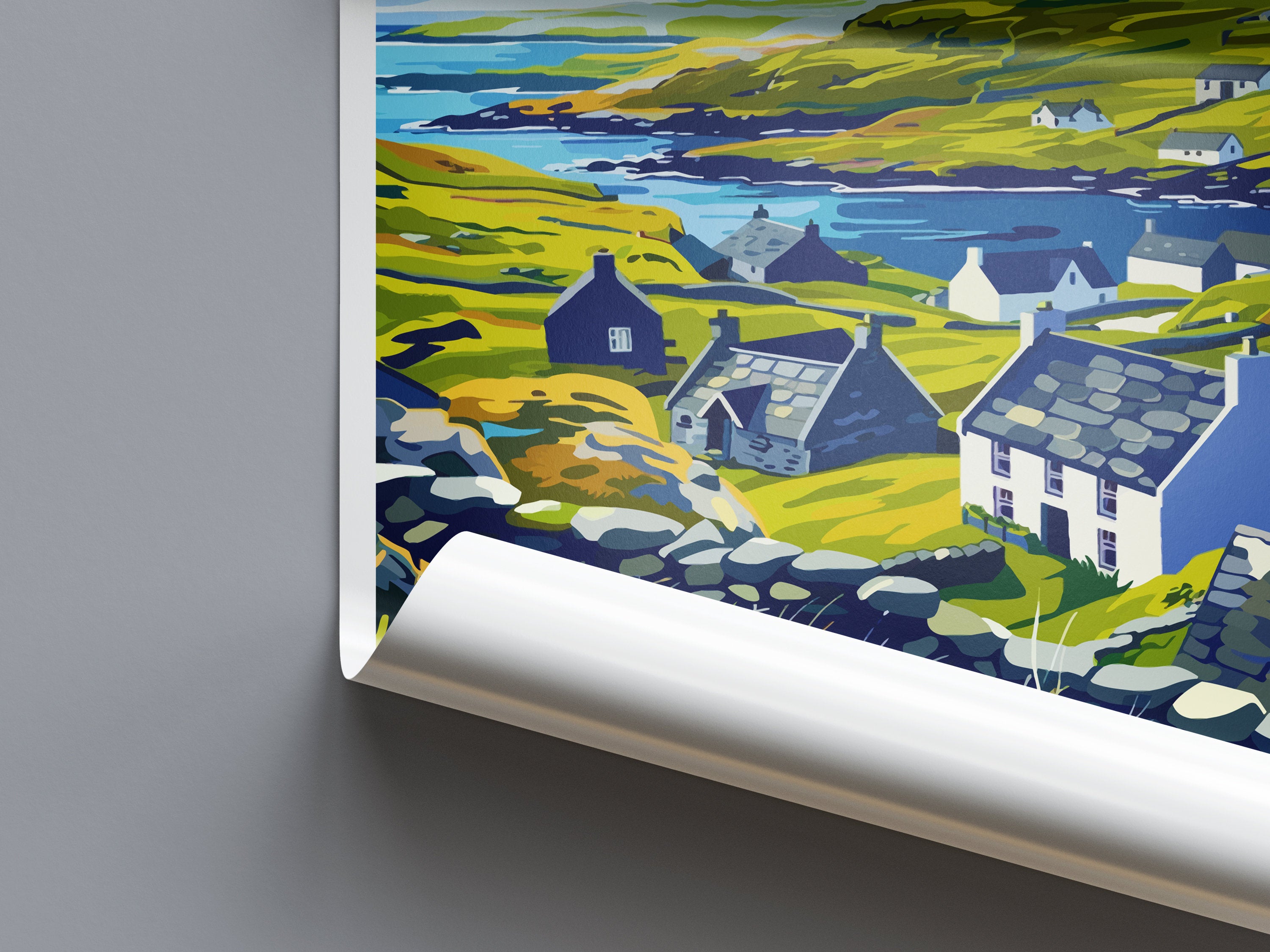 Isle Of Lewis Travel Print Wall Art Isle Of Lewis Wall Hanging Home Décor Isle Of Lewis Gift Art Lovers Scotland Art Lover Gift Isle Poster