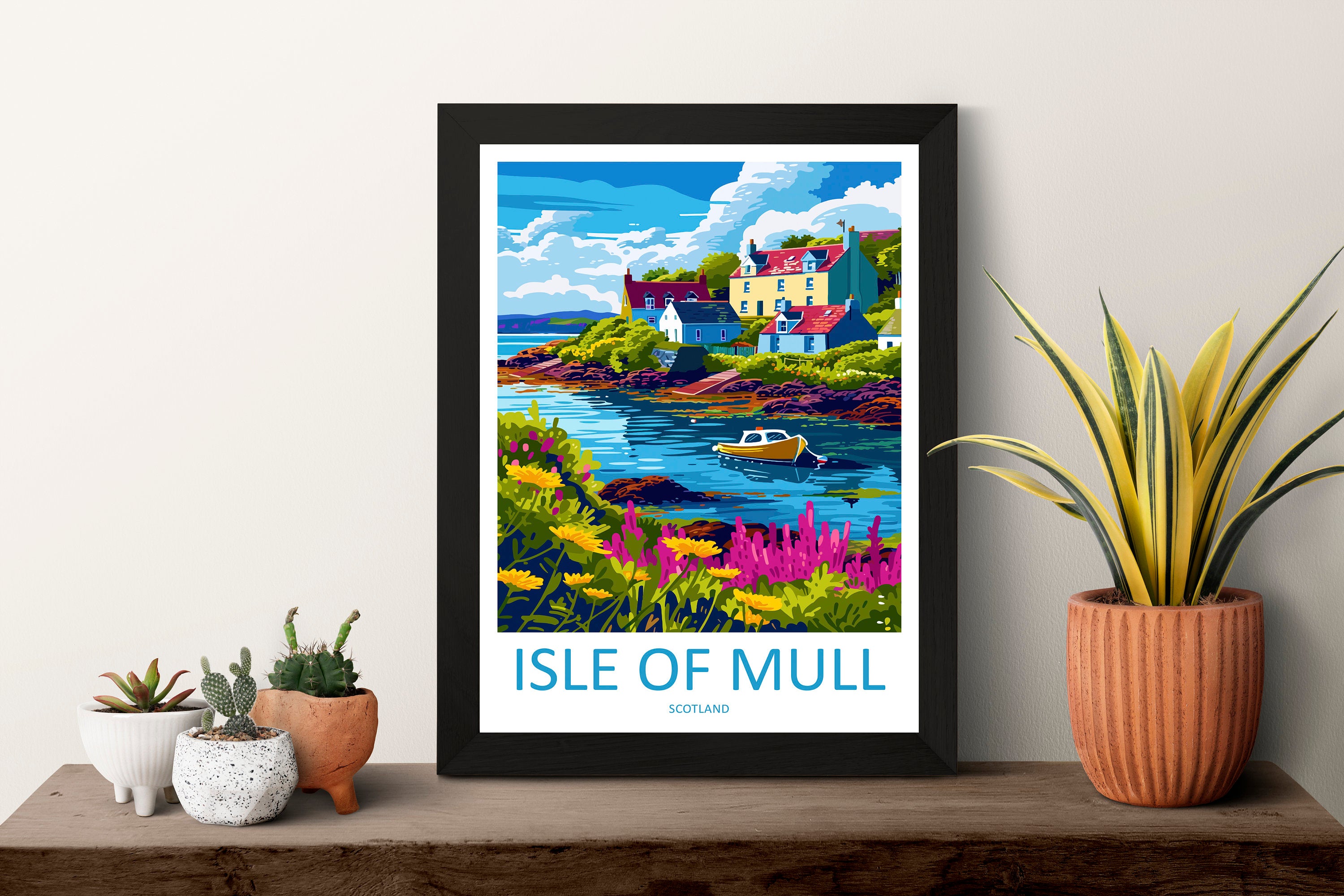 Isle Of Mull Travel Print Wall Art Isle Of Mull Wall Hanging Home Décor Isle Of Mull Gift Art Lovers Scotland Art Lover Gift Isle Of Mull